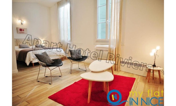 Old Town Apartment | ApartHotel Riviera - LOFT GILLY 1 - Old Town - 100 m Plage de la Promenade des Anglais - Superbe Grand Studio AC