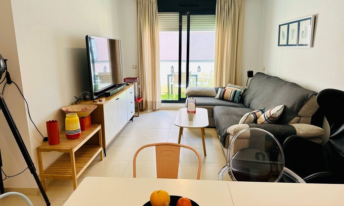 Benajarafe Apartment | Apartment '2-Bedroom Penthouse' with Sea Views, Wi-Fi and Air Conditioning