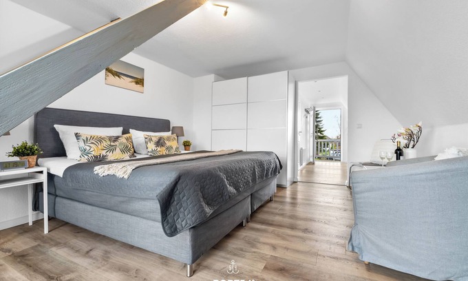 Kopperby Apartment | Apartment 25 - 1 room apartment, TV, shower, balcony