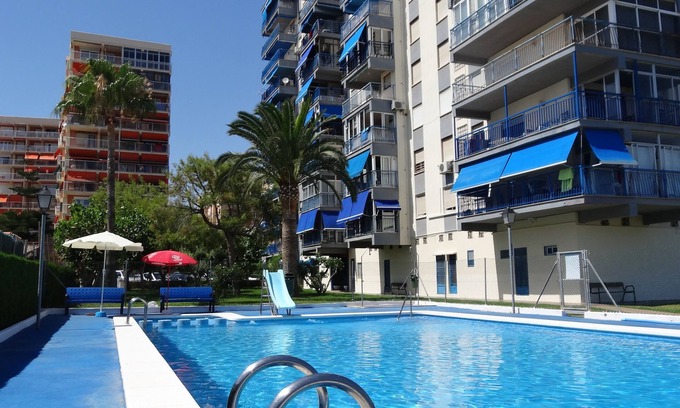 Benicassim Apartment | Apartment 4/6 people 1st line panoramic sea view with pool and parking