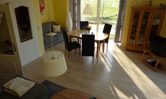 Fahrhof Apartment | Apartment 87 sqm to relax between Breetzer Bodden u. Rassower electricity