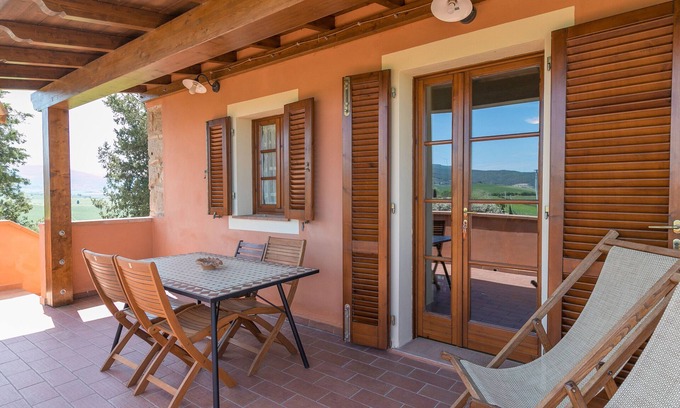 Santa Luce Apartment | Apartment "Acacia" with Private Terrace & Wi-Fi