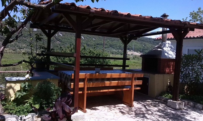 Supetarska Draga Apartment | Apartment Ani - garden with playground: - Supetarska Draga, Island Rab, Croatia