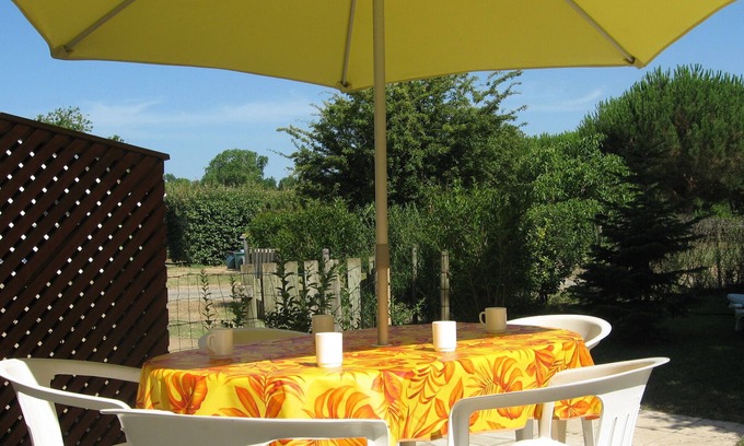 Saint-Jean-de-Monts Apartment | Apartment 'Aux Dunes De L' Abbaye - Les Pins' with Private Terrace, Private Garden and Wi-Fi
