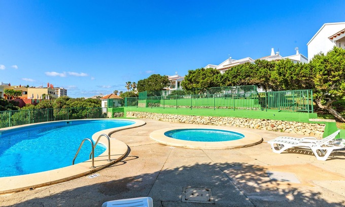 Cala en Forcat Apartment | Apartment 'Biniforcat' with Shared Pool, Private Terrace and Wi-Fi