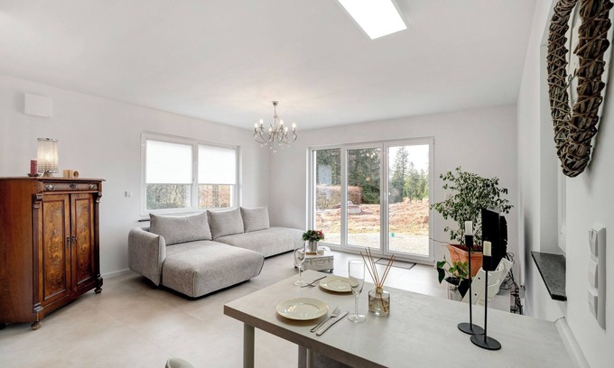 Kniebis Apartment | Apartment 'Naturperle' with Private Terrace, Private Garden and Wi-Fi