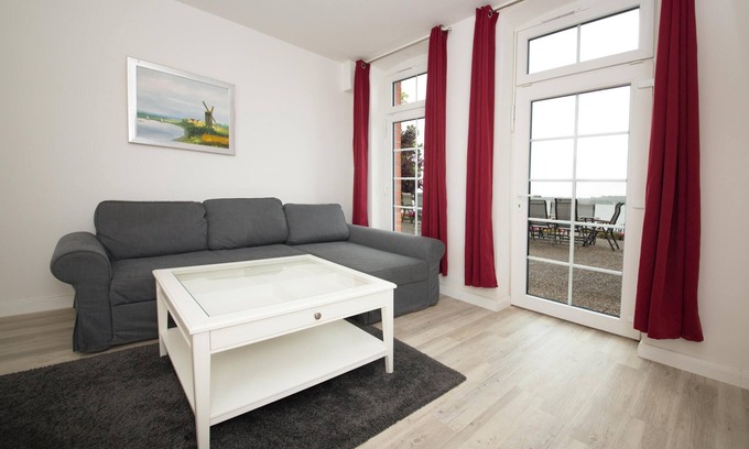 Rabenkirchen-Faulueck Apartment | Apartment 12 in the Schleiblick apartment building with a direct view of the Schlei, maisonette apartment