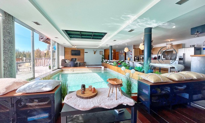 Chamrousse Apartment | Apartment 'Dream Holidays' with Mountain View, Indoor Pool, at the Foot of the Slopes