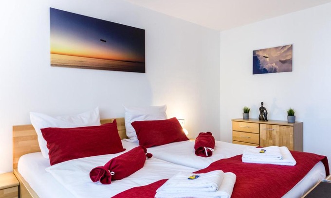 Friedrichshafen Apartment | Apartment Eastside mit 3 Zimmern für bis zu 5 Personen mit Balkon