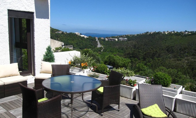 Mandelieu-La-Napoule Villa | Apartment/Villa sea view, secure domain with swimming pool & tennis court near Cannes