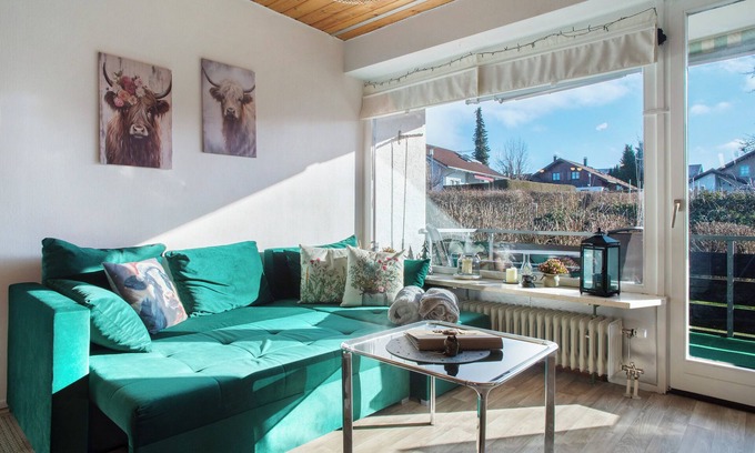 Weiler-Simmerberg Apartment | Apartment 'Gute Zeit' with Mountain View, Private Garden and Wi-Fi