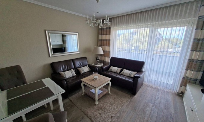 Westerland Apartment | Apartment 'Haus Nordland 17' with Balcony and Wi-Fi