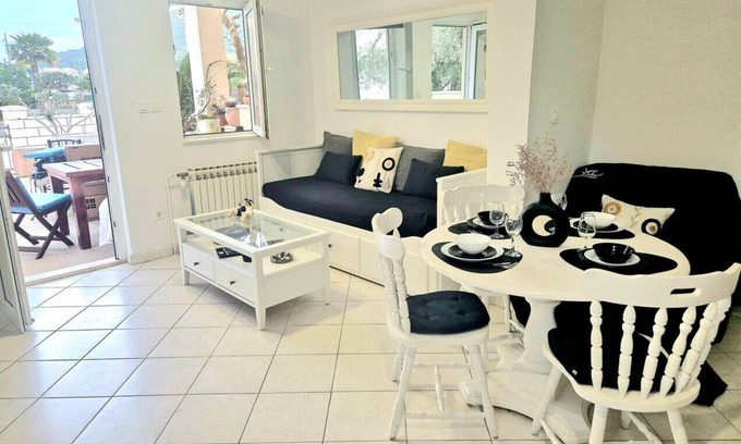 Mali Ston Apartment | Apartment in Ston/Mali Ston with Seaview, Terrace, Air condition, WIFI (3588-2)