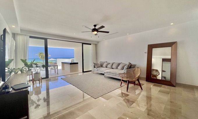 Telchac Puerto Apartment | Apartment in TURENA/Beach front/Private Pool!