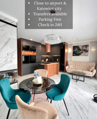 gmina Bobrowniki Apartment | Apartment LUXOR - Airport Katowice-Pyrzowice