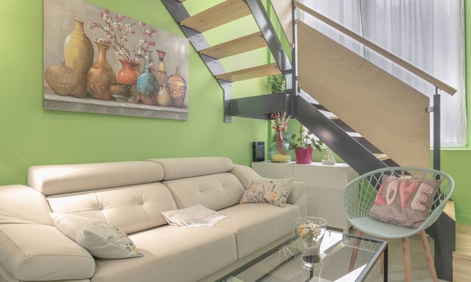 Cadiz Apartment | Apartment 'Luz, A Pie De Playa' with Wi-Fi and Air Conditioning
