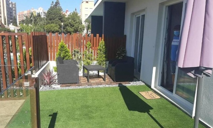 Playa Honda Apartment | Apartment 'Mauai' close to the Sea with Pool & Wi-Fi