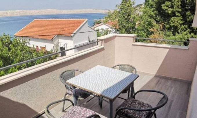Ribarica Apartment | Apartment Mil - 30 m from beach: SA2 novi(0+4) - Ribarica, Riviera Senj, Croatia