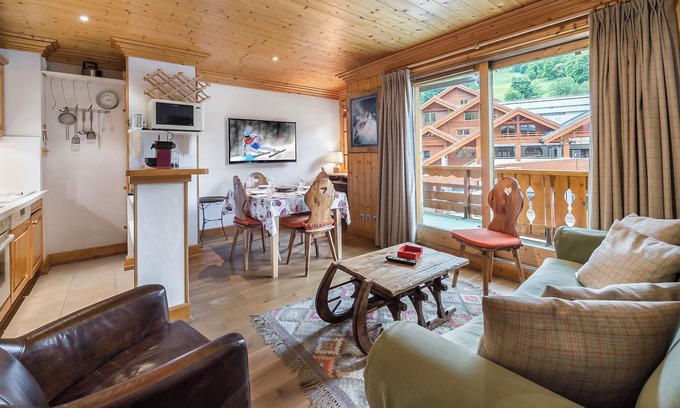 Meribel Centre Villa | Apartment Morel - Two Bedroom Villa, Sleeps 4