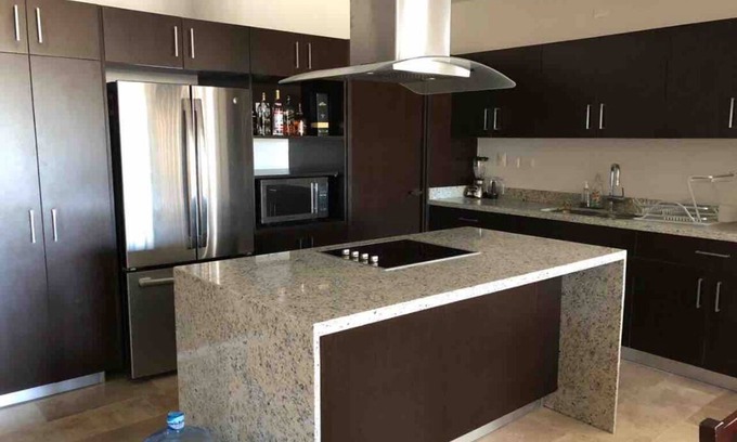Telchac Puerto Apartment | apartment on front the beach 1st floor