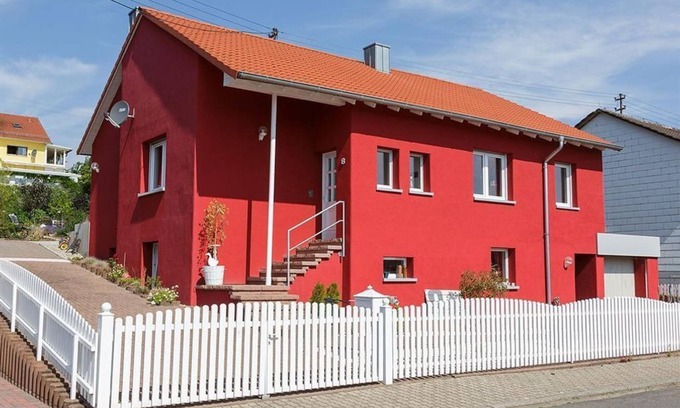 Massweiler Apartment | Apartment Rothhaar - apartment/apartment, shower and bath, toilet, 2 bedrooms
