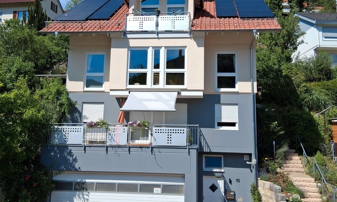 Bad Urach Apartment | Apartment 'Sonntag' with Balcony and Wi-Fi