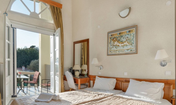 Panormos Apartment | Apartment 'Two-Bedroom No 3' with Sea View, Wi-Fi and Air Conditioning