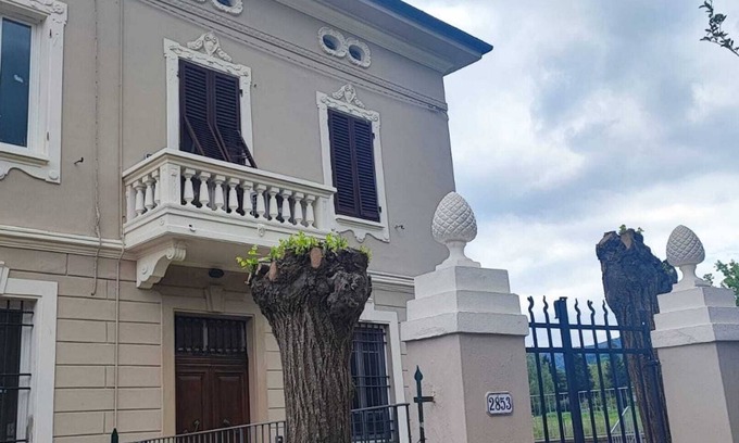 Santa Maria del Giudice Apartment | Apartment 'Villa Giusti' with Mountain View, A/C, Garden & BBQ
