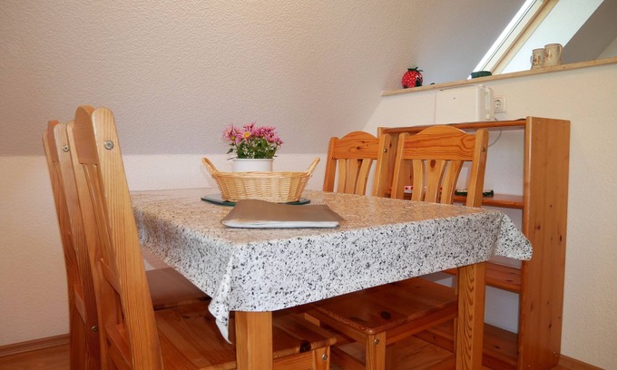 Dargen Apartment | Apartment with balcony - Schwalbenhof Görke, quiet location, balcony or terrace