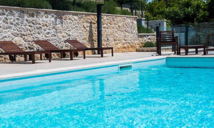 Brasina Apartment | Apartments Bella Vista - Mlini - Premium Two Bedroom Apartment with Two Balconies and Sea View with shared swimming pool