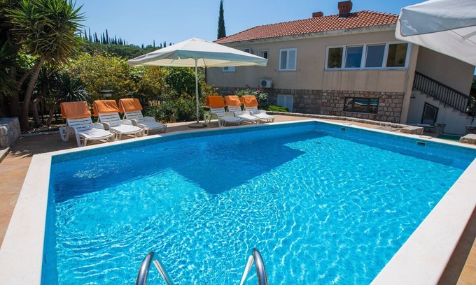 Molunat Apartment | Apartments Vidak - Studio Apartment with Terrace and Sea View - (A2)