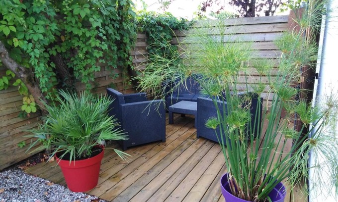 Ares Apartment | Appart Terrasse Végétale bord Plages bassin