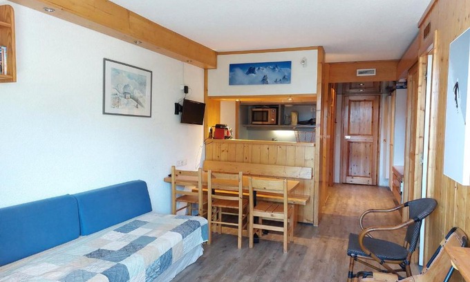 Arc-1800 Apartment | Appartement 2 pièces 6 pers. avec balcon proche des pistes et commerces - Arc 1800, Les Villards - FR-1-411-207