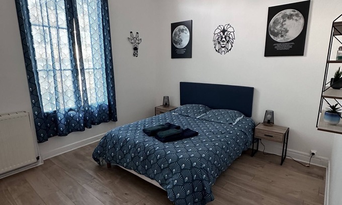 Auxerre Apartment | Appartement 6 Personnes 2 Chambres Entièrement Équipé Avec Draps et Serviettes