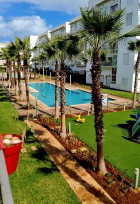 Bouznika Apartment | Appartement bouznika kettani avec jardin privé accés direct à la piscine