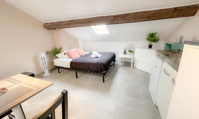 Meaux Apartment | Appartement Cerf4-Centre ville Meaux-Gare-Disney