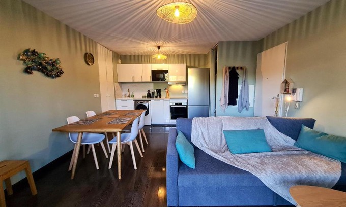 Ares Apartment | Appartement cosy à Arès - 40 m² - Jardin clôturé