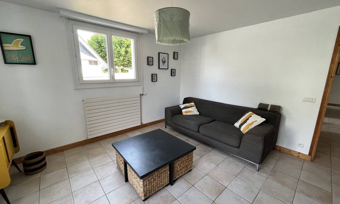 Larmor-Plage House | Appartement en rdv Avec Jardin Privatif 6 Personnes à 5 min de la Plage à Pieds