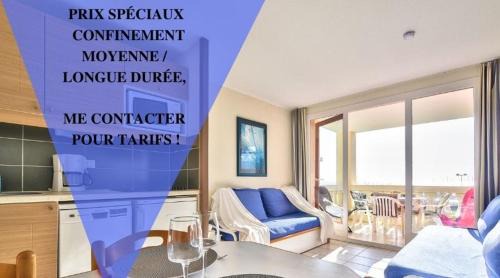 Bourgenay Apartment | Appartement l'Archipel - Vue mer exceptionnelle et bassins aquatiques du 29 avril au 15 sept