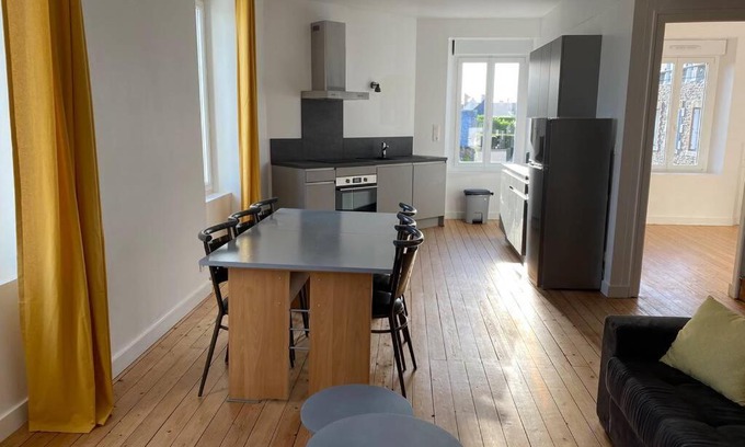 Cancale Apartment | Appartement lumineux Cancale, 80m2, 3 chambres.