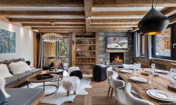 Val-d'Isere Apartment | Appartement luxueux avec spa nordique et hammam au cœur de Val d'Isère - FR-1-567-6
