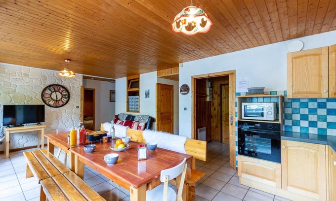 Saint-Sorlin-d'Arves Apartment | Appartement spacieux à Saint-Sorlin-d'Arves 87 m² vue montagne