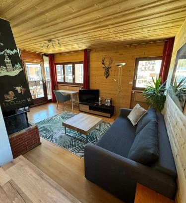 La Clusaz Apartment | Appartement T2 ambiance chalet centre village proche des commerces et des pistes WIFI