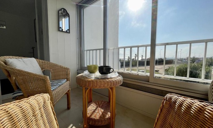 Sete Apartment | Appartement T2 cabine avec climatisation, parking privatif à Sète - FR-1-338-466