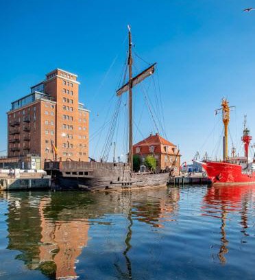 Wismar Apartment | Appartment im Ohlerich Speicher in Wismar mit Stadt -und Meerblick