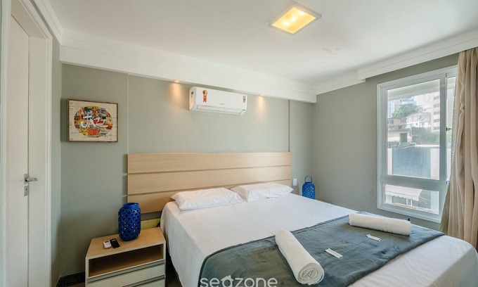 Rio Vermelho Apartment | Apt With Jacuzzi and Sea View in Rio Vermelho Enc0307