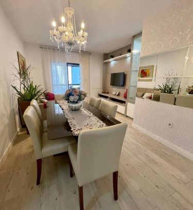 Andorinha Apartment | Apto 3 dorm completo - 100m Praia - Meia Praia