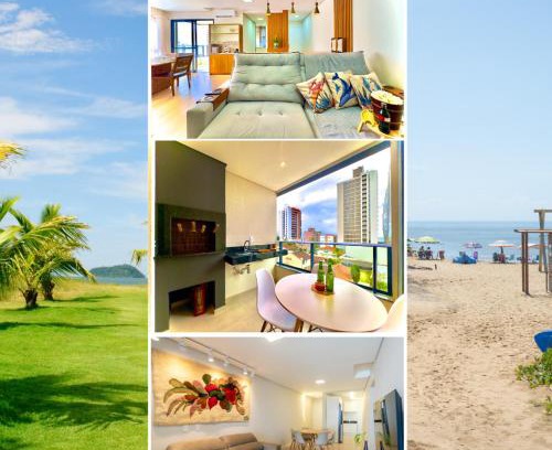 Picarras Apartment | Apto a VISTA MAR 150m PRAIA Cozinha completa CHURRASQUEIRA AR CONDICIONADO Wi-Fi e vaga privativa de garagem Reserve agora mesmo