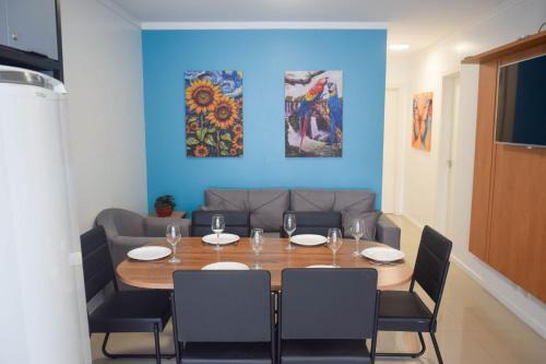 Velha Apartment | Apto decorado e com churrasqueira MQ6110