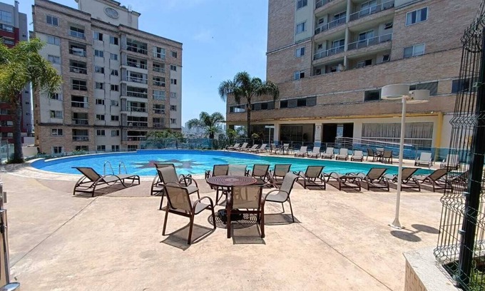 Tabuleiro Apartment | Apto em Camboriú com Piscina e ar Condicionado